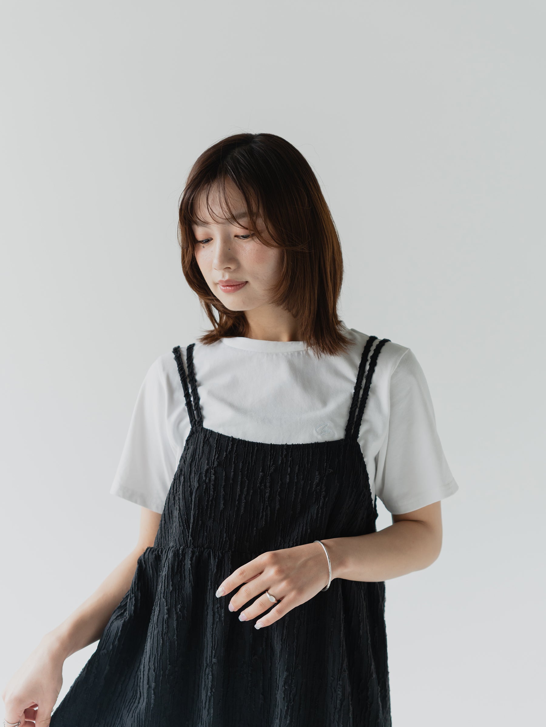 Logo Embroidered Cotton Tee