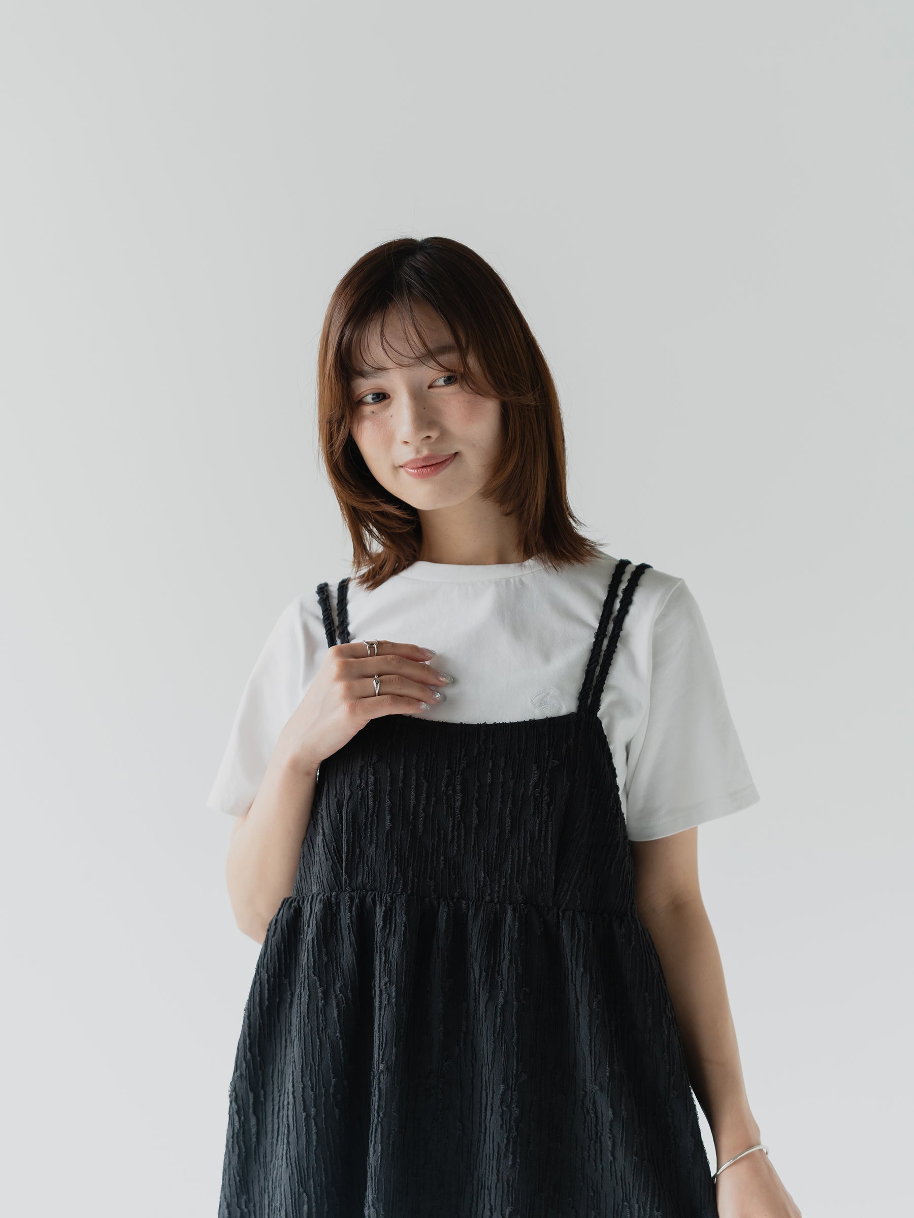 Logo Embroidered Cotton Tee