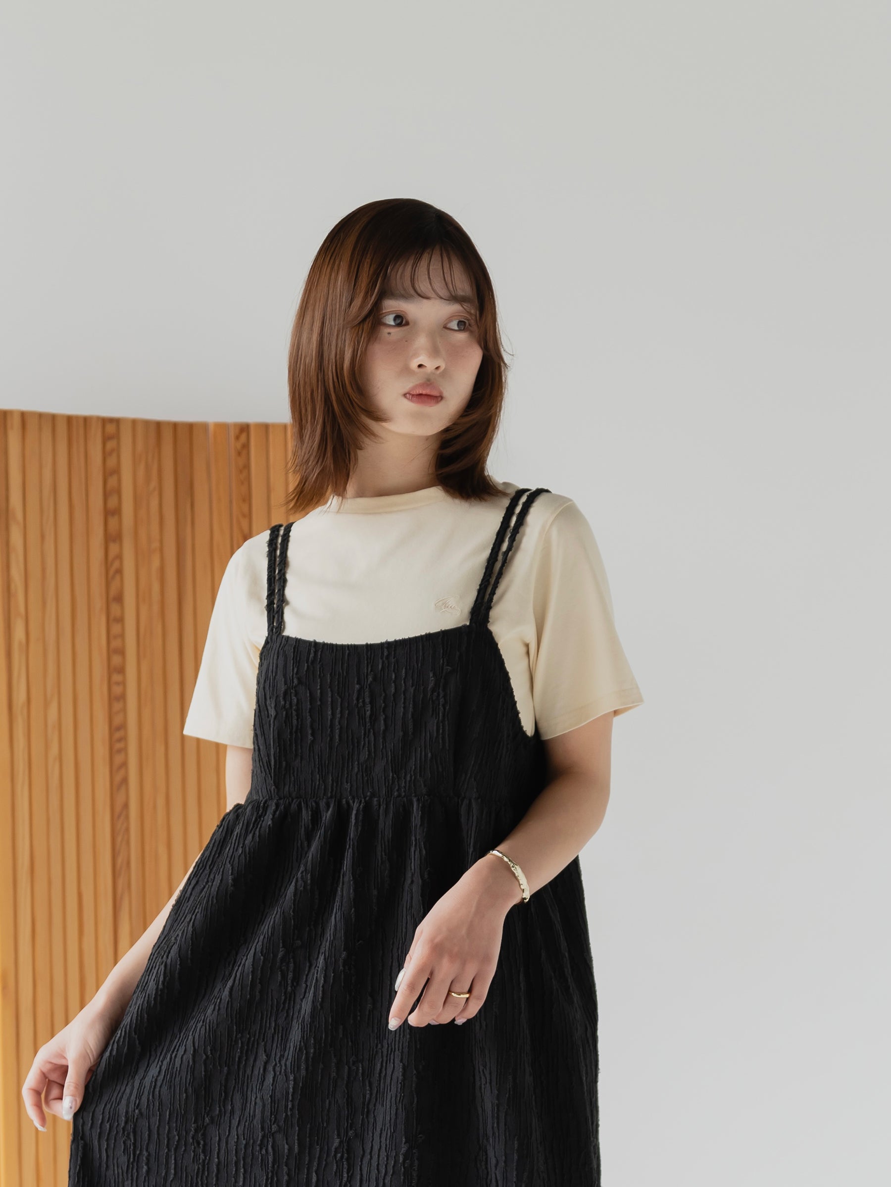 Logo Embroidered Cotton Tee