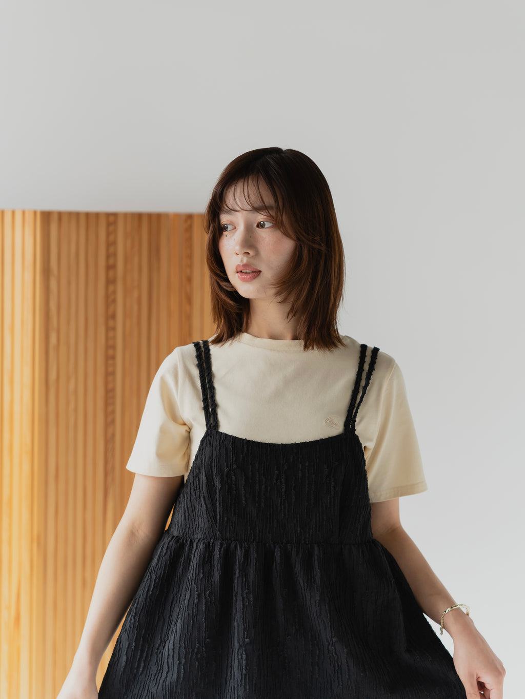 Logo Embroidered Cotton Tee