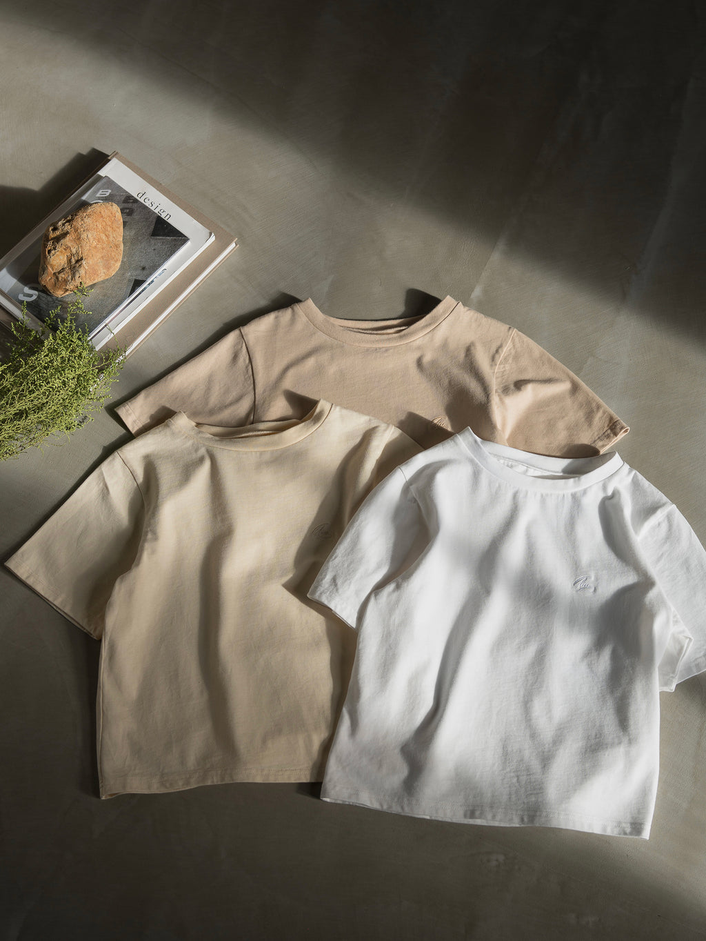 Logo Embroidered Cotton Tee