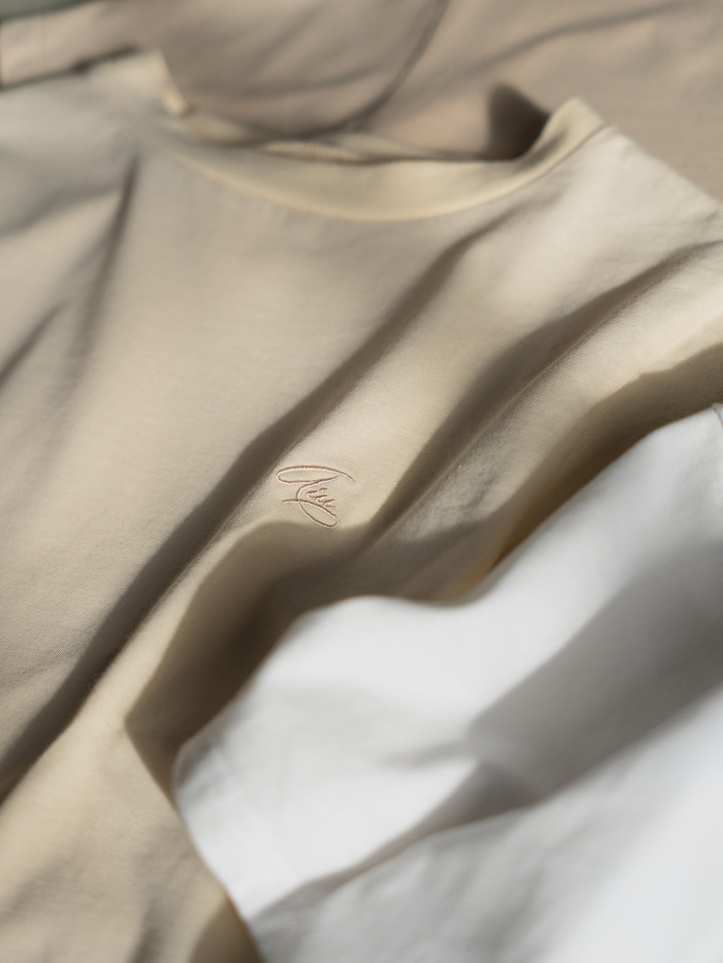 Logo Embroidered Cotton Tee