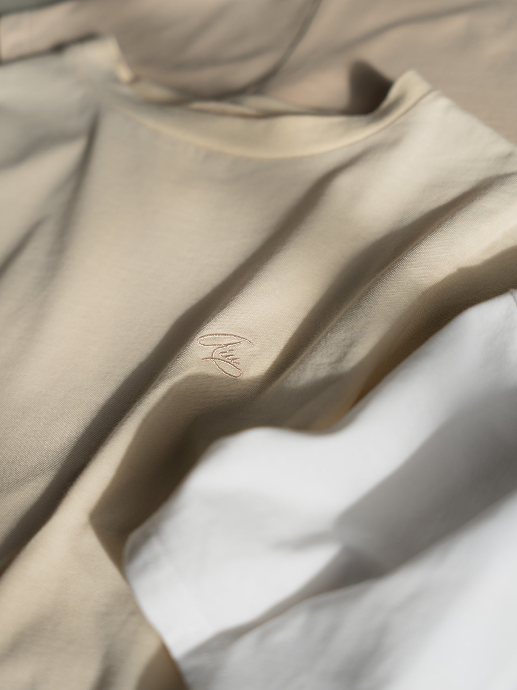 Logo Embroidered Cotton Tee