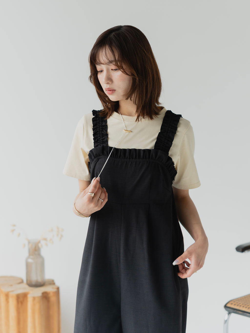 Logo Embroidered Cotton Tee