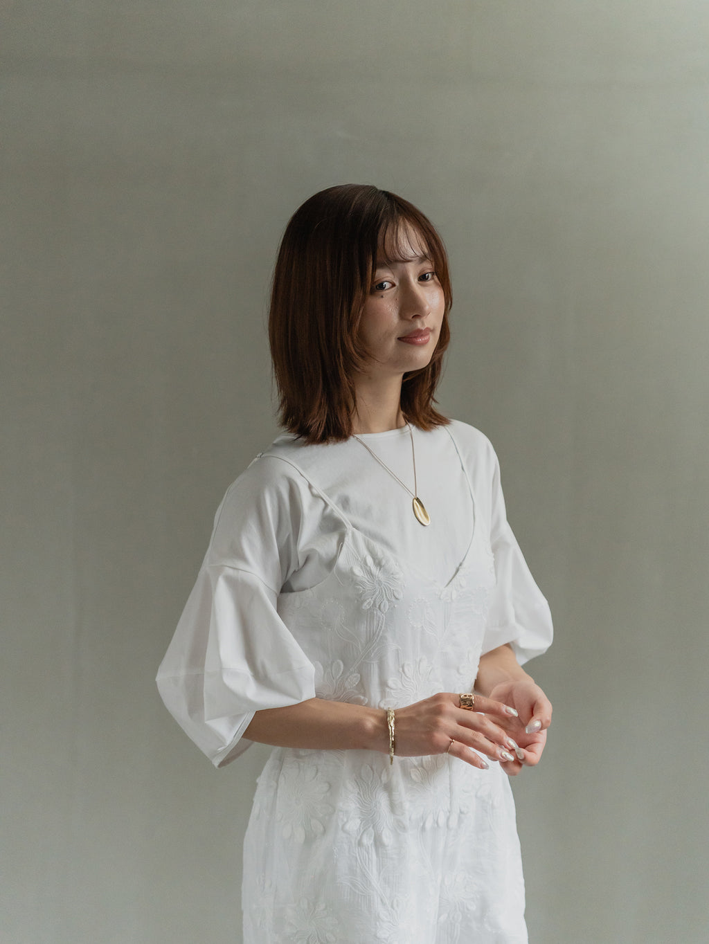 Back Tie Balloon Sleeve Tee