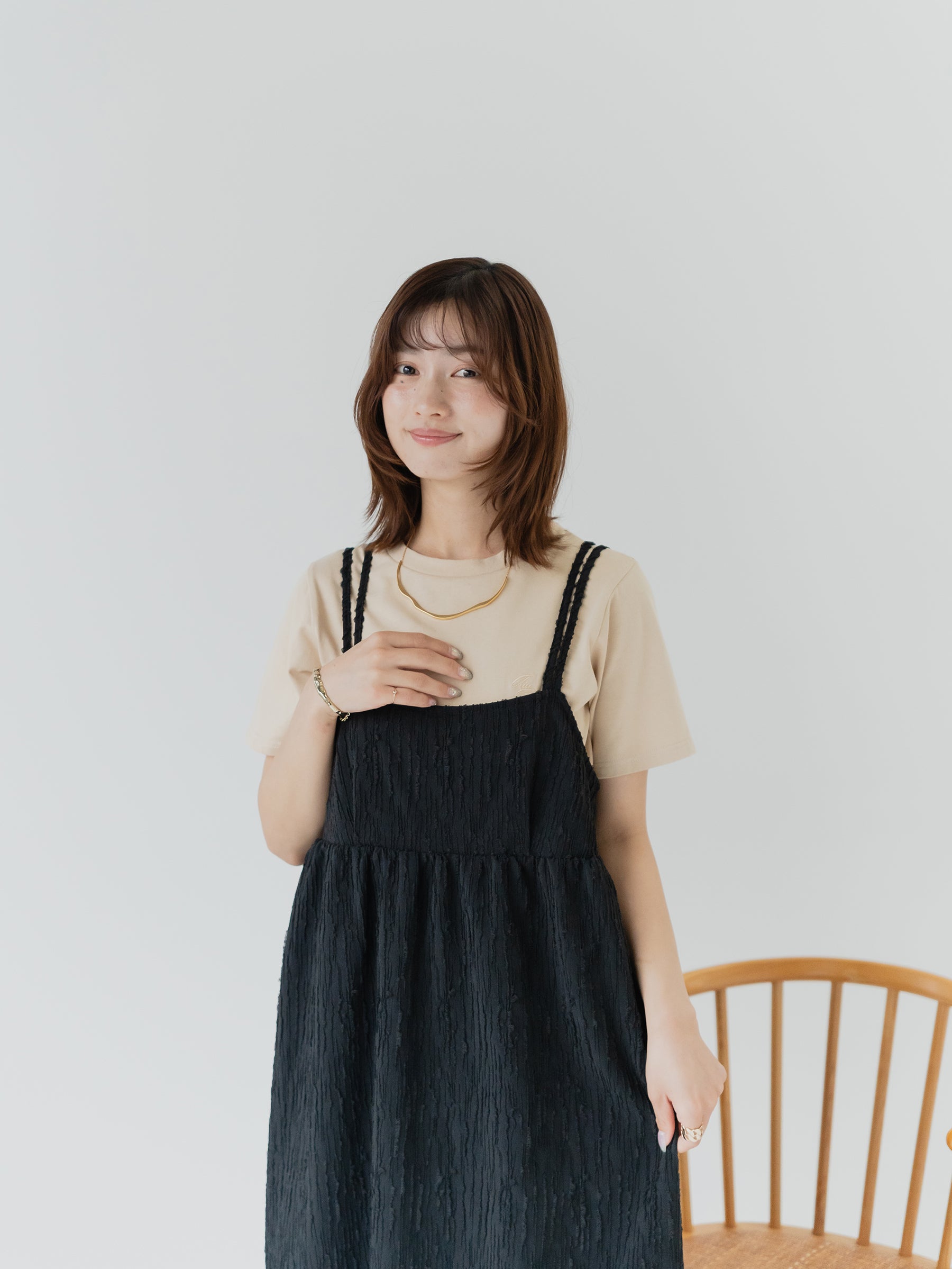 Logo Embroidered Cotton Tee