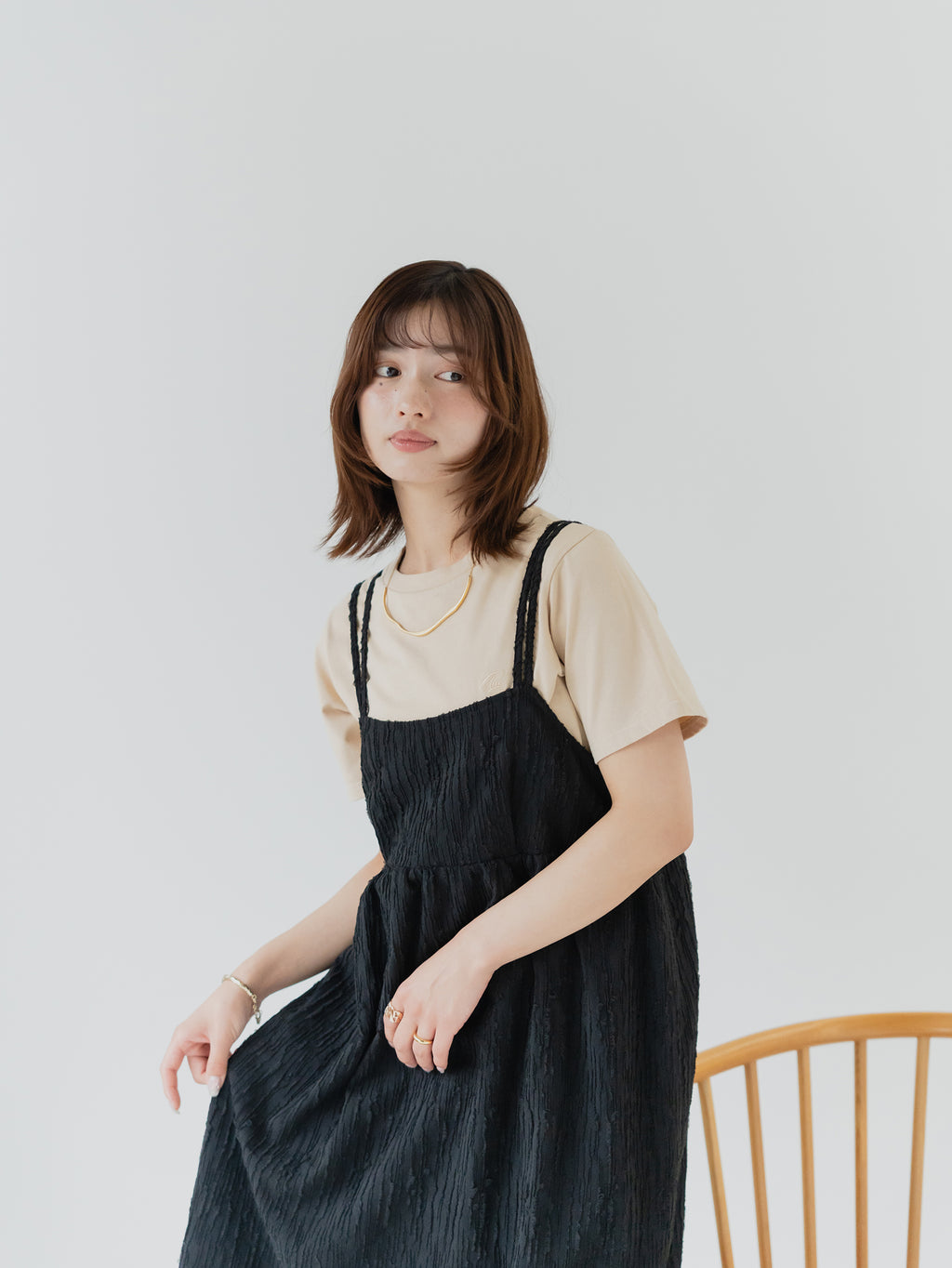 Logo Embroidered Cotton Tee