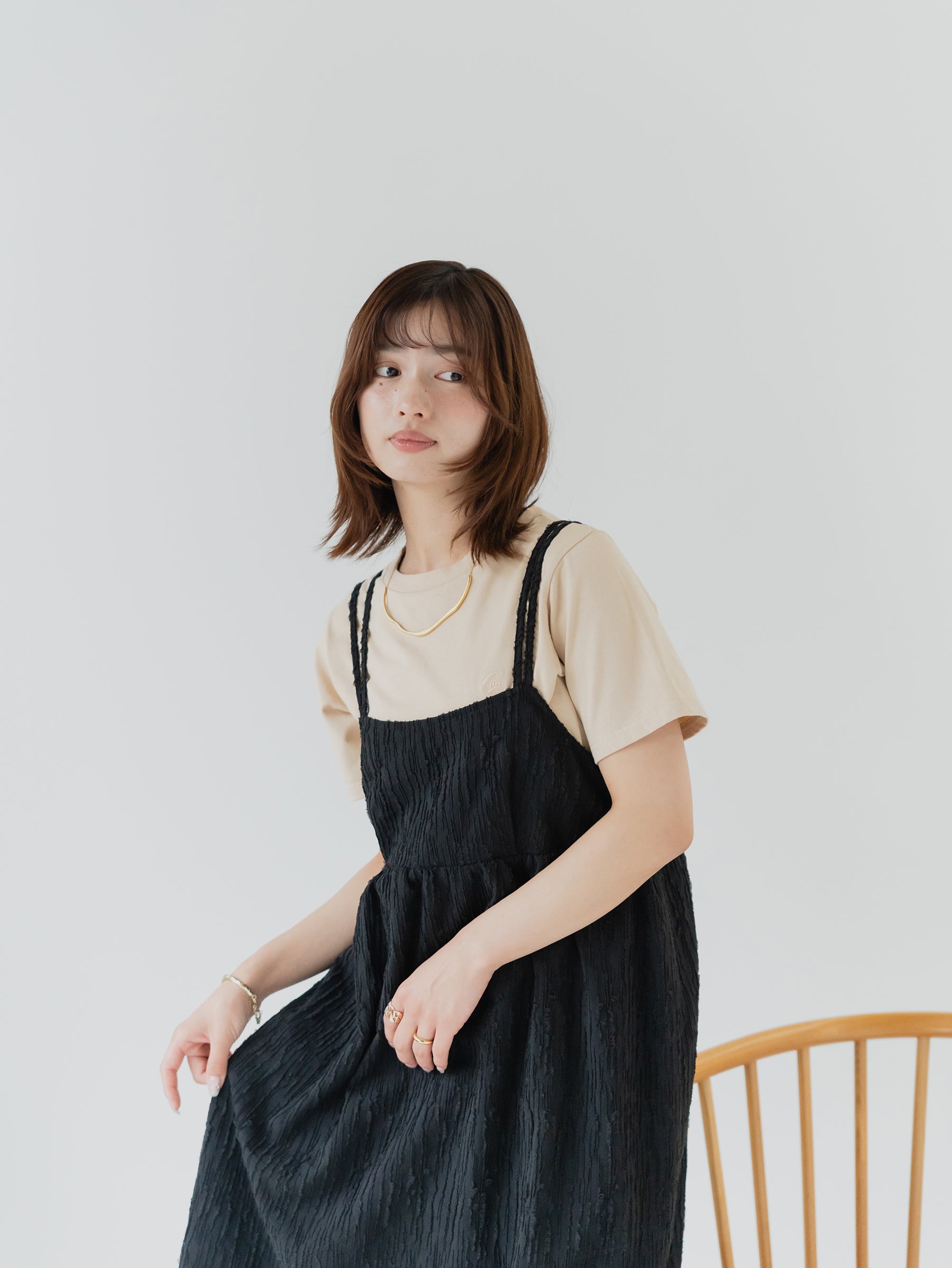 Logo Embroidered Cotton Tee